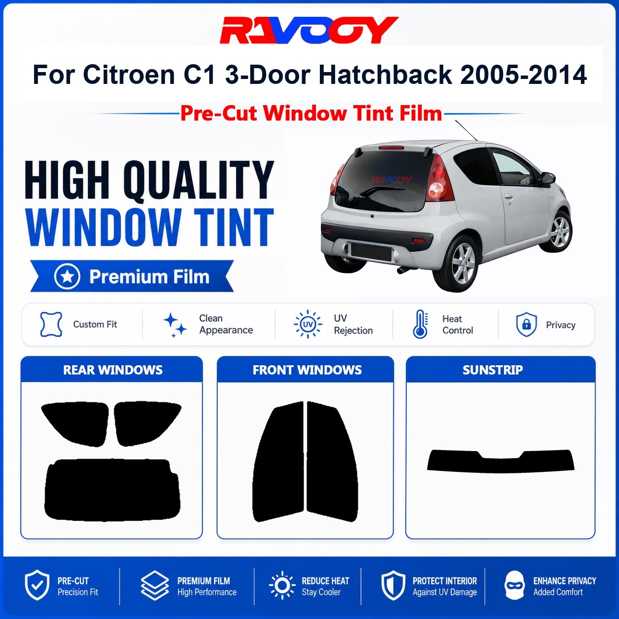 Premium Pre-Cut Window Tint Fo - огляд і ціна Privacy Screen Protector
