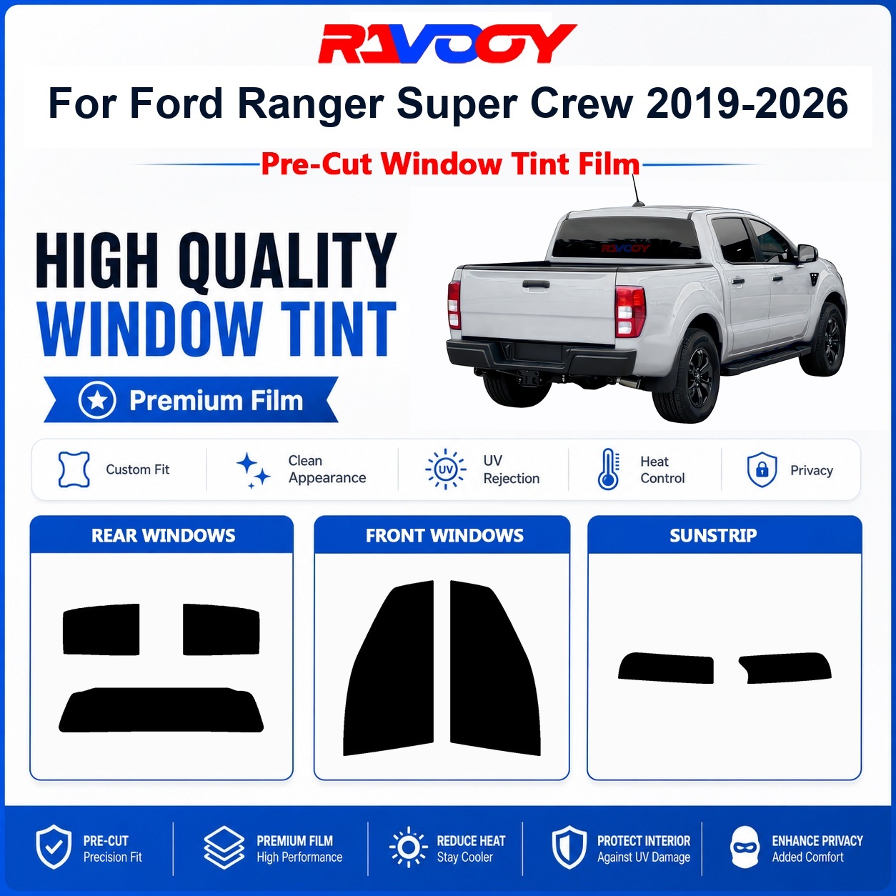 Premium Pre-Cut Window Tint Fo - огляд і ціна Privacy Screen Protector
