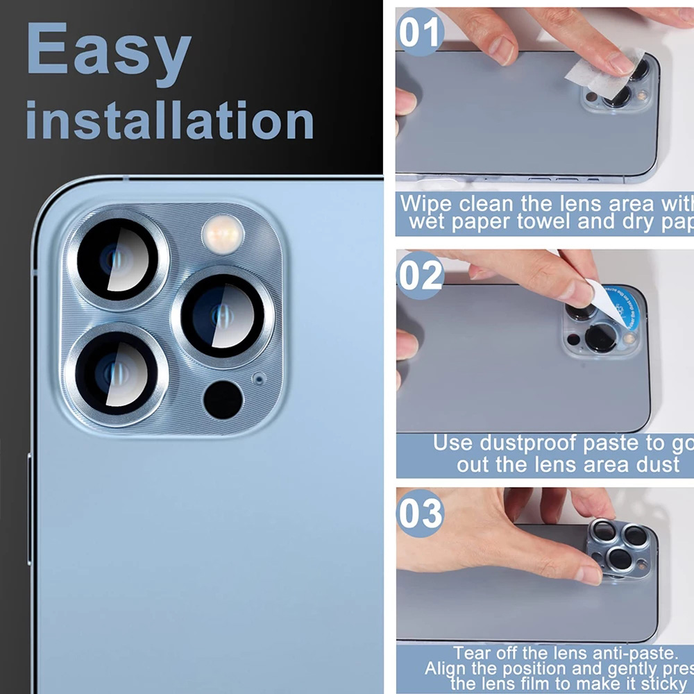 5PCS 9H Tempered Glass Metal C - огляд і ціна Tempered Glass Screen 9H
