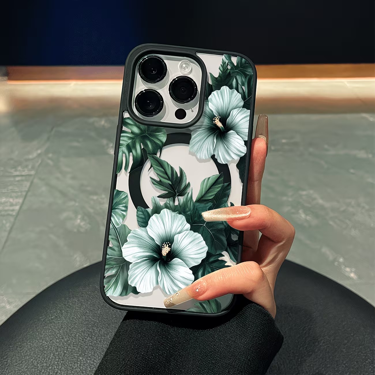 Green Floral Print Phone Case  - огляд і ціна Apple Iphone 15